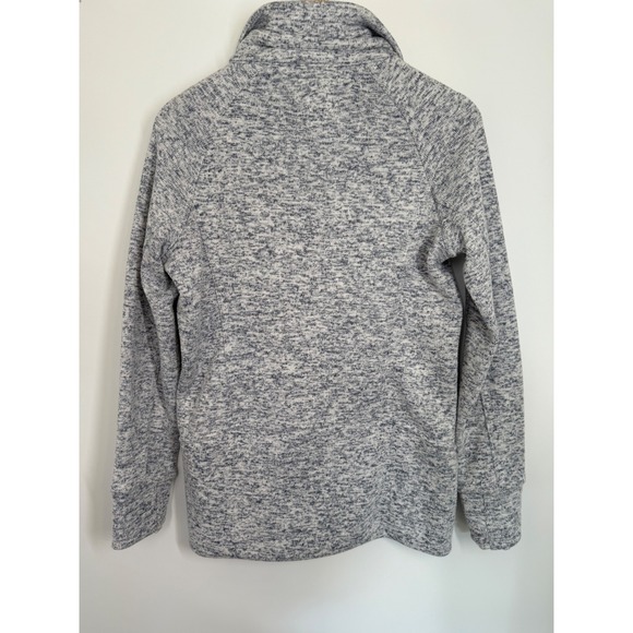 Thread & Supply Full Zip Up Jacket Women's‎ S Blue/Gray Knit Thumb Hole Pockets - Picture 5 of 10